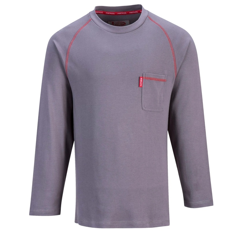 FR MEN'S Bizflame Flame Resistant Crew Neck Long Sleeve T-Shirt